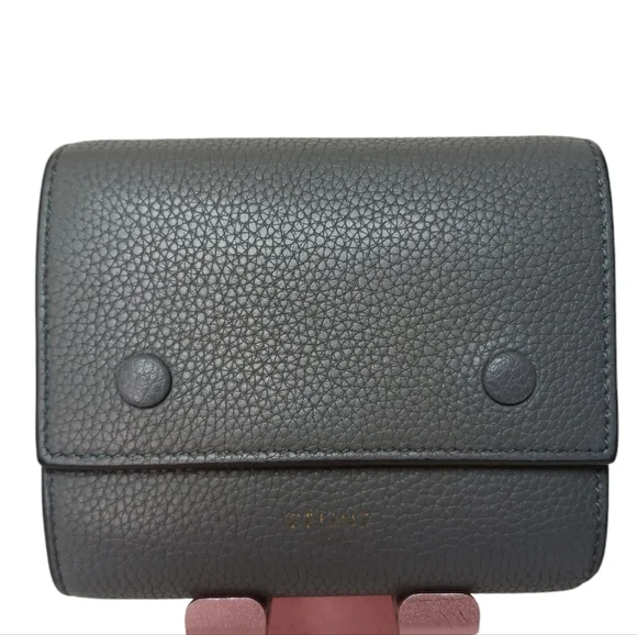 Celine | Bags | Celine Small Trifold Wallet Grained Calfskin Celine | Bags | Celine Small Trifold Wallet Grained Calfskin